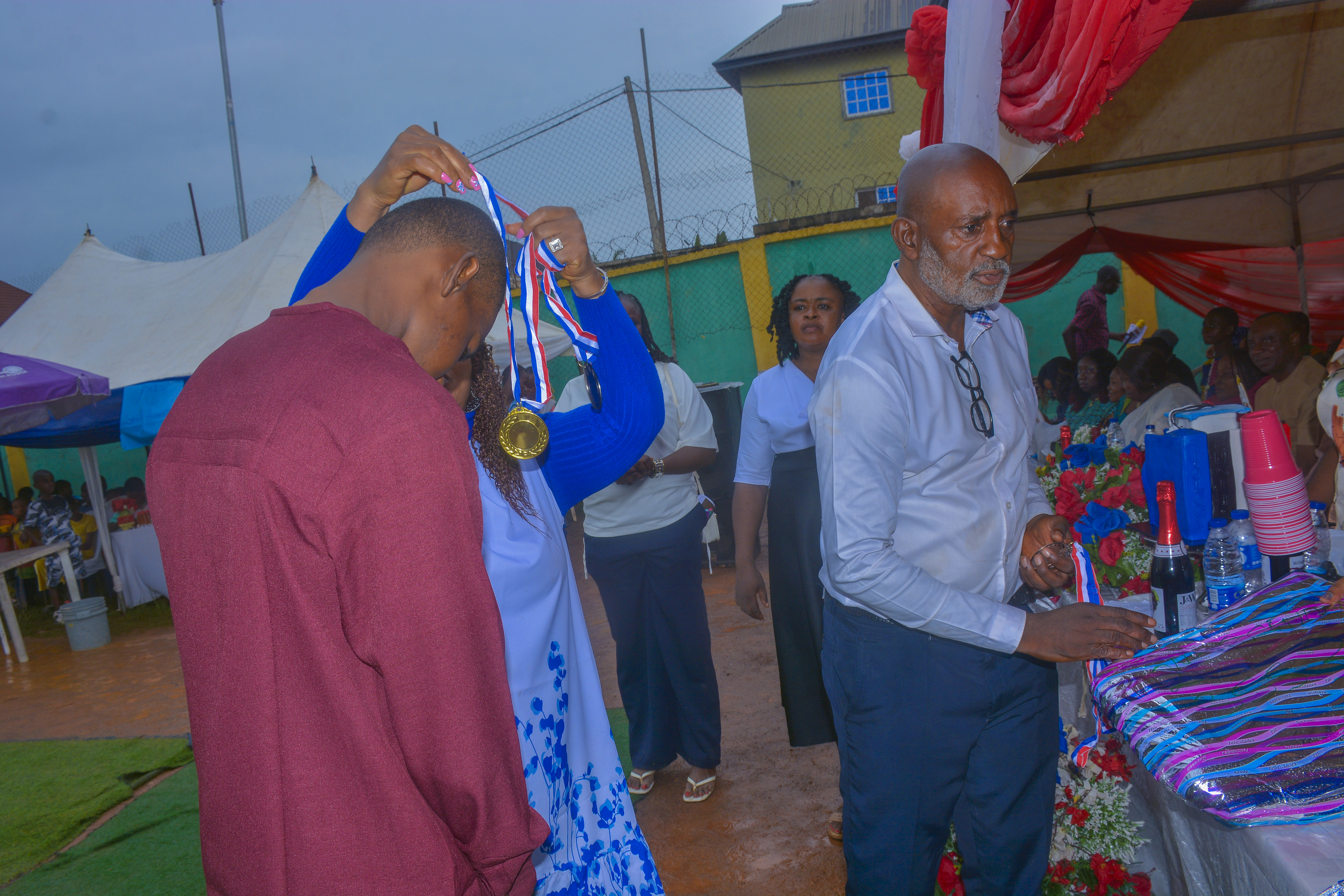 Awards ceremony at Blessed Martins